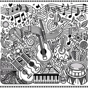 melody coloring page