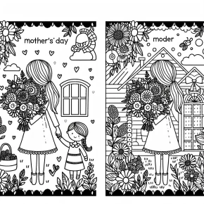 mothers day coloring page