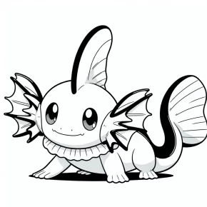 mudkip coloring page