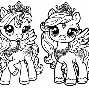 my little pony coloring pages princess cadence