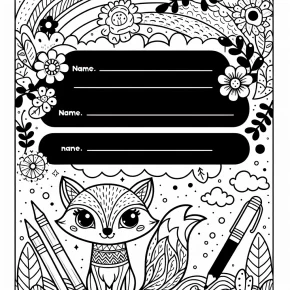 name coloring pages