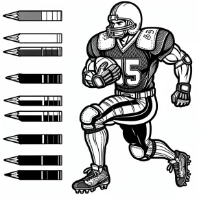 nfl player coloring pages