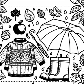 november coloring page