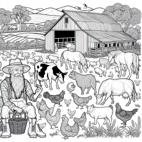 old macdonald had a farm coloring pages