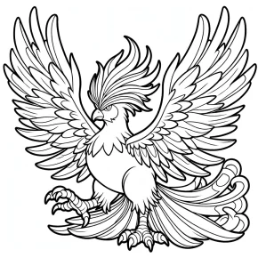 pidgeotto coloring pages