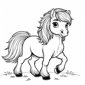 ponyta coloring page