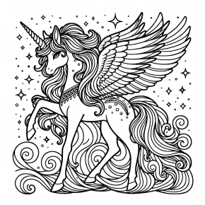 princess luna my little pony coloring page