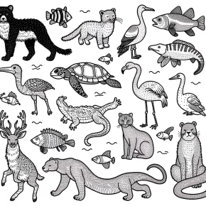 printable coloring pages animals