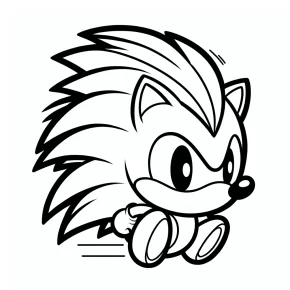 printable sonic the hedgehog coloring pages