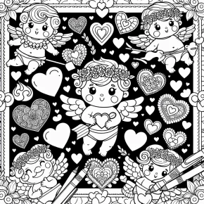 printable valentines day coloring pages