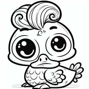 psyduck coloring page