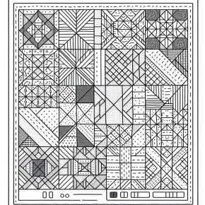 quilt coloring page