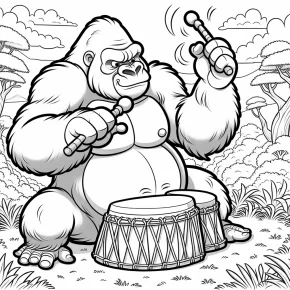 rillaboom coloring page