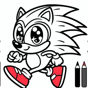 sonic prime coloring pages