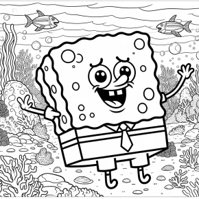 spongebob coloring pages to print