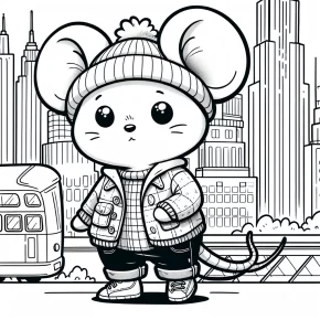 stuart little coloring pages