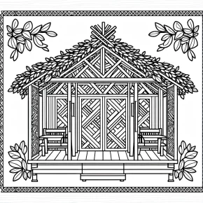 sukkah coloring pages