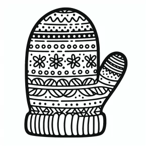 the mitten coloring pages