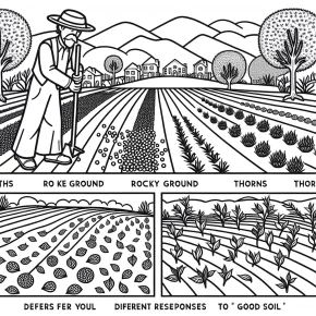 the parable of the sower coloring pages