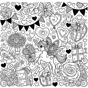 valentine coloring pages to print for free