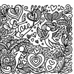 valentines coloring pages for adults