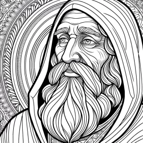 wise man coloring page