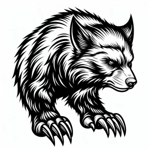 wolverene coloring page